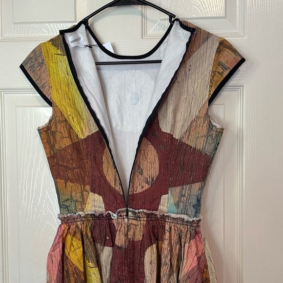 NWT Making The Cut Carnival Painting Geometric Pattern A-Line Dress Size XS - Picture 7 of 12